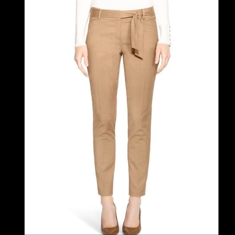 WHBM Twill Taper Ankle Pants- Size 4 like new
